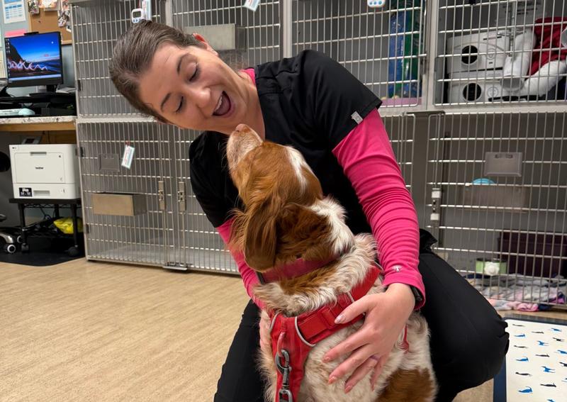 Carousel Slide 2: Katelyn loves to serenade patients to help them feel calm and comfortable during their visit!
